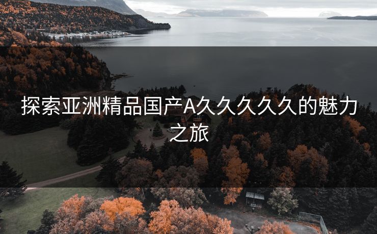 探索亚洲精品国产A久久久久久的魅力之旅
