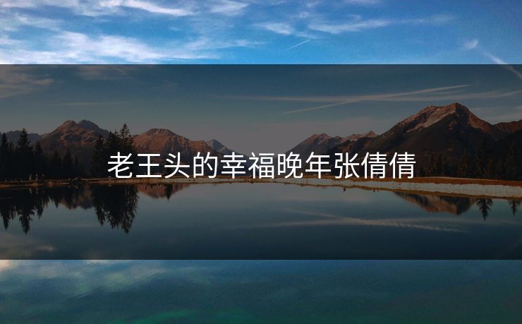 老王头的幸福晚年张倩倩